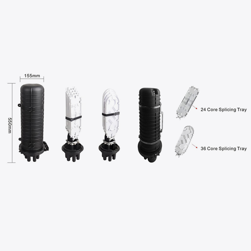 T6-106H 96 Core/144 Core Fiber Optic Splice Sluiting